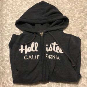 Hollister zip up hoodie